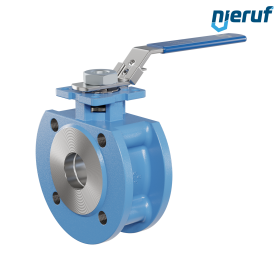 robinet à boisseau sphérique compact DN40 PN16 FK03 acier moulé 1.0619 sphère en acier inoxydable 1.4308