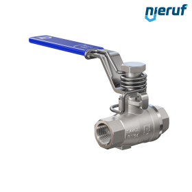 robinet à boisseau sphérique avec ressort de rappel DN10 - 3/8" pouce GK12 femelle