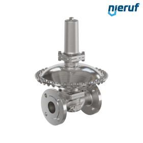 Válvula de alivio de presión de milibares brida DN50 UV18 acero inoxidable EPDM / PTFE 7 - 100 mbar