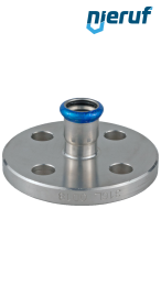 Brida de transición Pressfitting H DN32 - 35,0 mm Acero inoxidable