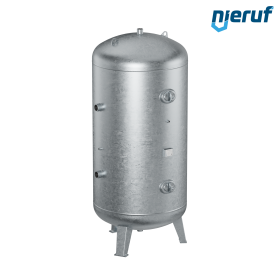 High pressure vessel vertical BE02 2000 liter, 0-31 bar, steel galvanized