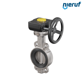 Butterfly-valve-stainless-steel DN 80 PN16 AK08 EPDM gearbox