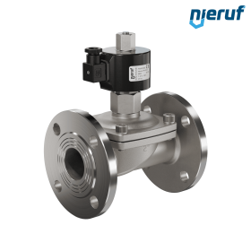 Flansch Magnetventil DN50 Edelstahl FV01 FKM 24V DC NO
