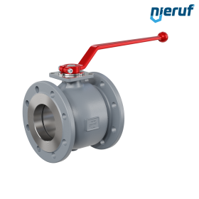 robinet à boisseau sphérique à brides DN100 FK01 fonte à graphite sphéroïdal GJS 400-18 sphère en acier inoxydable 1.4301