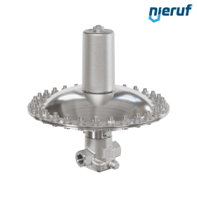 Millibar-Druckminderer DN15 DM23 Innengewinde Edelstahl FKM 30 - 500 mbar