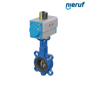 Butterfly valve DN 50 AK01 EPDM DVGW drinking water, WRAS, ACS, W270 pneumatic actuator single acting normally open