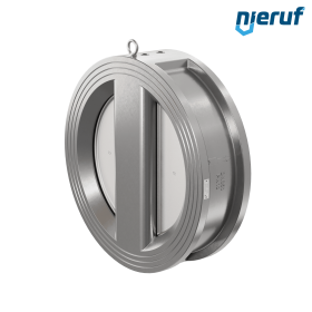 dual plate check valve DN350 DR03 stainless steel 1.4408 NBR