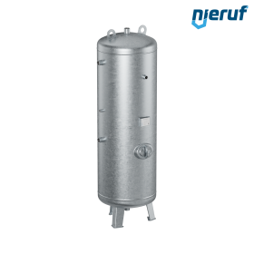 Réservoir haute pression debout BE02 500 litres, 0-26 bar, acier galvanisé