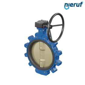 Butterfly valve for sea water DN 300  PN10 AK16 Worm gear