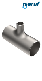 raccord en T (soudé) réduit 48,3 x 2,0 a 26,9 x 2,0 acier inoxydable 1.4571