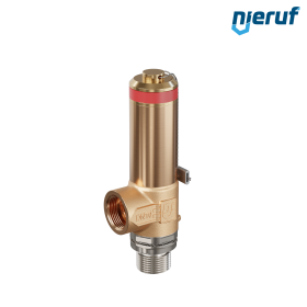 Kriogeniczny zawór bezpieczeństwa bez podnoszenia DN8 3/8" GZ x 3/8" GW SV18, stal nierdzewna & brąz PTFE