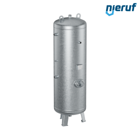 High pressure vessel vertical BE02 500 liter, 0-36 bar, steel galvanized