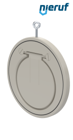 Zwischenflansch-Rückschlagklappe DN200 ZR06 Kunststoff PP-H NBR