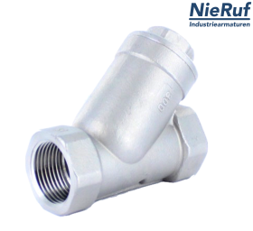 clapet anti-retour DN15 - 1/2" pouce acier inoxydable 1.4408 PTFE