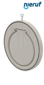Zwischenflansch-Rückschlagklappe DN300 ZR06 Kunststoff PP-H NBR