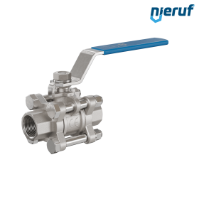 robinet à boisseau sphérique en acier inoxydable DN15 - 1/2" pouce GK04 femelle