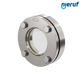 Behälter-Schauglas DN50 BS01 Edelstahl 1.4571 NBR Borosilikatglas 2,5bar