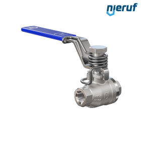 robinet à boisseau sphérique avec ressort de rappel DN8 - 1/4" pouce GK12 femelle