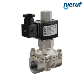 Magnetventil DN20 G 3/4" Zoll Edelstahl EV06 FKM 230V 50Hz NO