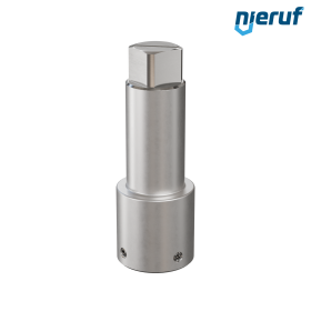 Spindelverlängerung Nabenlänge 100 mm Vierkant 22mm AD02 Edelstahl