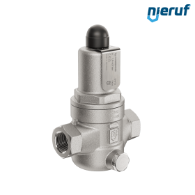 valvola di troppo pieno a pressione differenziale 1/2" pollici filettat. int UV08 acciaio inossidabile CF8M / 316L 1,5 - 6,0 bar
