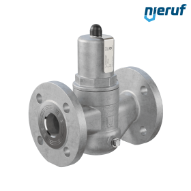 Kołnierzowy reduktor ciśnienia DN40 PN40 DM08 stal nierdzewna FKM 1.0 - 8.0 bar