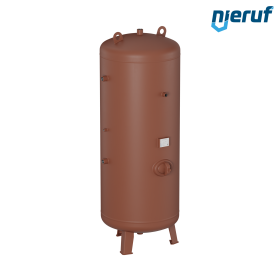 High pressure vessel vertical BE02 750 liter, 0-41 bar, steel primed