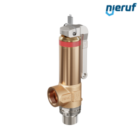 Kriogeniczny zawór bezpieczeństwa Dźwignia DN8 3/8" GZ x 3/8" GW SV18, stal nierdzewna & brąz PTFE