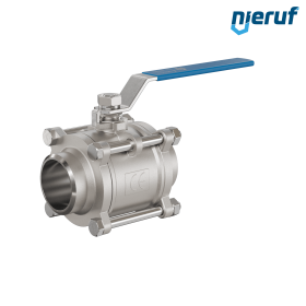 robinet à boisseau sphérique en acier inoxydable DN50 - 2" pouce GK04 avec extrémités à souder