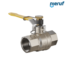 ball valve with spring reload DN32 - 1 1/4" inch GK13