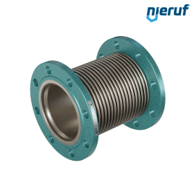 Compensateur axial DN150 Modèle KP03 bride acier manchon acier inoxydable