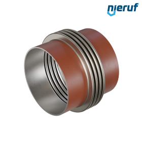 Compensateur axial DN250 - 273mm modèle KP05 Embouts à souder en acier et soufflet en inox