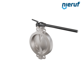 Butterfly-valve-stainless-steel DN300 PN16 AK08 metall notch lever