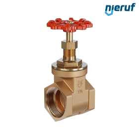 Vanne d'arrêt à opercule taraudée en bronze AS07 DN40 - 1 1/2" pouces PN16 EPDM