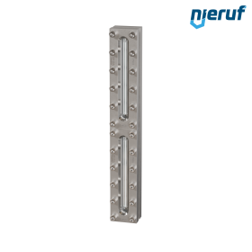 Behälter-Schauglas L=500mm  BS03 Edelstahl 1.4571 PTFE Borosilikatglas, Reflex 16bar