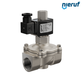 Magnetventil DN25 G 1" Zoll Edelstahl EV06 FKM 230V 50Hz NO