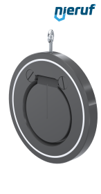 Zwischenflansch-Rückschlagklappe DN100 ZR05 Kunststoff PVC-U PTFE