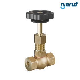 Βαλβίδα βελόνας  1/8" ίντσα NV02 ορείχαλκος