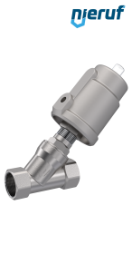 Schrägsitzventil G 1 1/2" Zoll SC01 Edelstahl