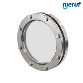 Behälter-Schauglas DN200 BS01 Edelstahl 1.4571 PTFE Borosilikatglas 2,5bar
