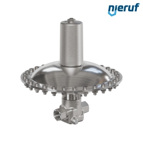 Millibar overflow valve 3/4" inch female NPT UV18 stainless steel EPDM / PTFE 50 - 500 mbar