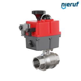 robinet à boisseau sphérique DN40 - 1 1/2" pouce acier inoxydable électrique 24-240V EK02