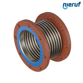 Axial expansion joint DN200 type KP05 fixed flanges and stainless steel-bellows