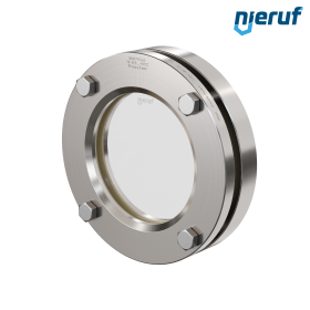 Behälter-Schauglas DN100 BS01 Edelstahl 1.4571 NBR Borosilikatglas 2,5bar