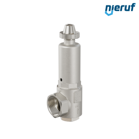 Zawór bezpieczeństwa 1 1/4" x 2" GW SV09 neutralne media gazowe, Stal nierdzewna PTFE