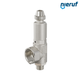 safety valve 3/4" m  x 1 1/4" fm SV06 liquid media, stainless steel FKM