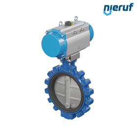 Butterfly valve DN 400 AK02 EPDM DVGW drinking water, WRAS, ACS, W270 pneumatic actuator double acting