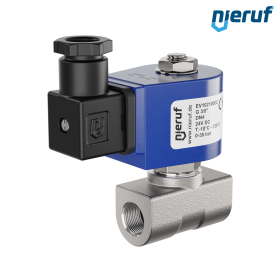 électrovanne pour haute pression G 3/8" pouce DN4,0 acier inoxydable EV10 EPDM 24V DC