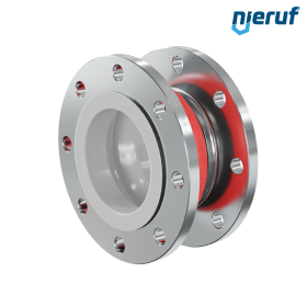 Ελαστικός αντισταθμιστής με επένδυση PTFE DN150 Τύπος KP04 Φλάντζες από χάλυβα EPDM