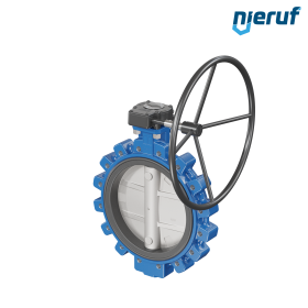 Butterfly valve AK02 DN 400 PN10 DVGW-water Worm gear